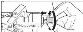 TECHNICS SL1000R - Het contragewicht bevestigen - 3