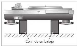 TECHNICS SL1000R - Gire el aislador para instalarlo en la unidad. - 1