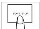 TECHNICS SL1000R - Tryk paa [START-STOP]. - 2