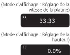 TECHNICS SL1000R - Commande de hauteur tonale (réglage précis de la vitesse de rotation) - 3