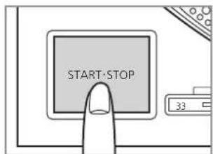 TECHNICS SL1210GR - Appuyer sur [START-STOP]. La rotation du plateau s'amorce. - 1