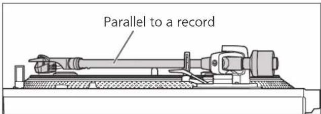 TECHNICS SL1210GR - When you don't know the cartridge height (H) or when you don't use the supplied head shell - 1