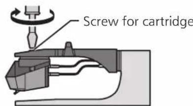 TECHNICS SL1210GR - Attach a cartridge (store-bought) tentatively. - 5
