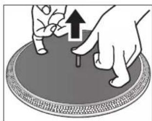 TECHNICS SL1210GR - Pour enlever le plateau - 1