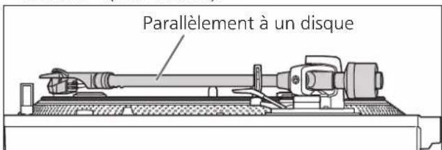 TECHNICS SL1210GR - Si vous ne connaissiez pas la hauteur de la cellule de lecture(H) ou lorsque vous n'utilise pas la coquille porte-cellule fournie - 1
