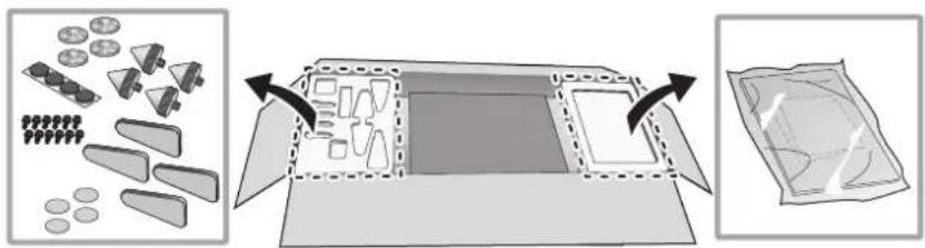 TECHNICS SBG90 - Cómo colocar las placas de asiento - 1