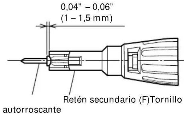 HITACHI W 6VM - Colocacion de broca - 1