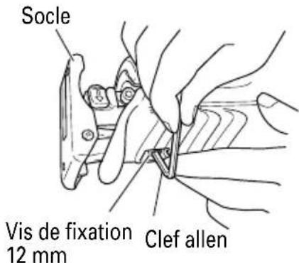HITACHI CR 13V2 - Réglage du socle - 2