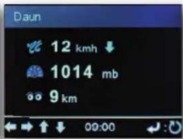 Imperial DABMAN i610 - Informazioni meteo - 2