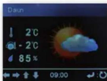 Imperial DABMAN i610 - Weather information - 1