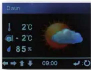 Imperial DABMAN i610 - Informazioni meteo - 1