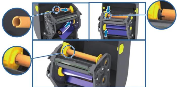 ZEBRA ZD220 - Load Ribbon - 2