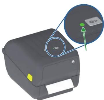 ZEBRA ZD220 - Power On and Print - 2