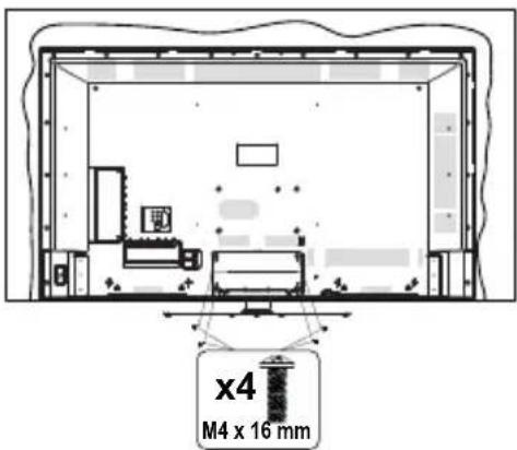 PANASONIC TX65GXW585 - Fixation du piédestal - 3