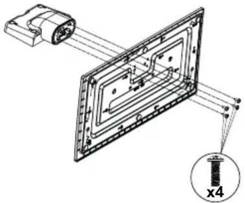PANASONIC TX55GXW584 - Fixation du piédestal - 1