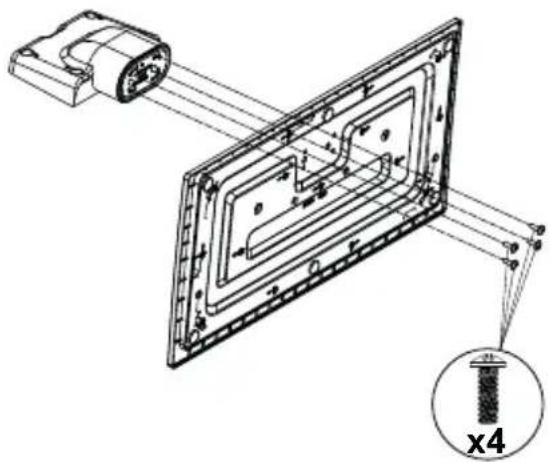 PANASONIC TX55GXW584 - Assembling the pedestal - 1