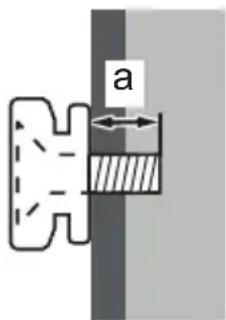 PANASONIC TX55GXW584 - When using the wall-hanging bracket - 2