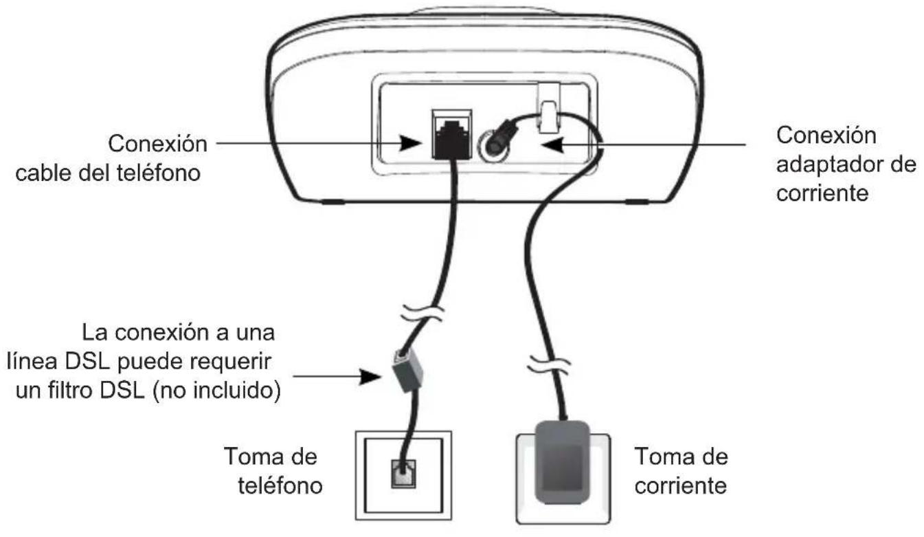 Amplicomms BigTel 1280 - Conectar la estación base - 1