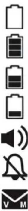 Amplicomms PowerTel 1700 - Symbole im Display - 1