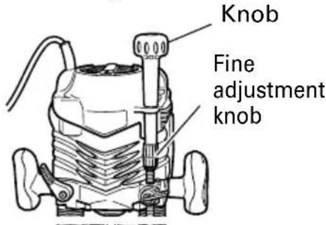METABO M 12V2 - Adjusting depth of cut - 4