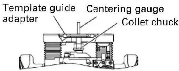 METABO M 12V2 - Guiding the router - 4