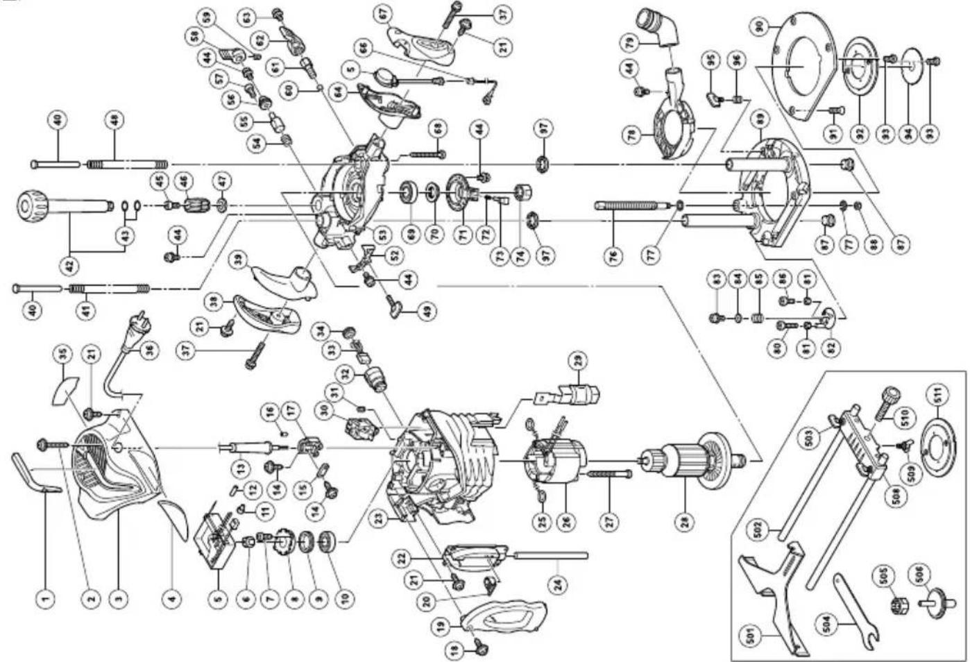 METABO M 12V2 - NOTA: - 1