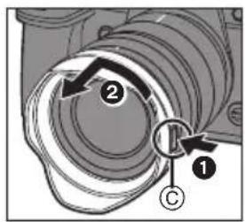 PANASONIC SR1635 - Attaching the Lens - 6