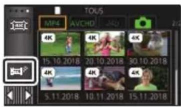 PANASONIC HCVX11 - Toucher. 4K - 1