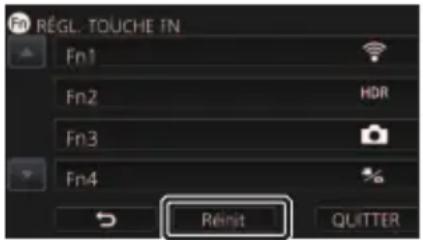 PANASONIC HCVX11 - Sélectionnez le menu. - 1