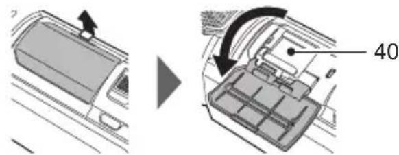 PANASONIC HCVX11 - Réceptacle du trépied - 1