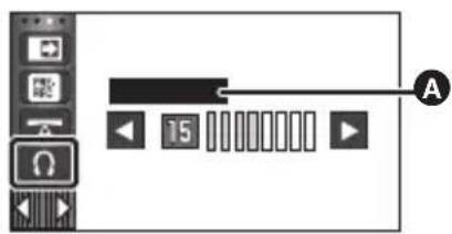PANASONIC HCVX11 - Ajuste le volume du casque pendant l'enregistrement. - 1