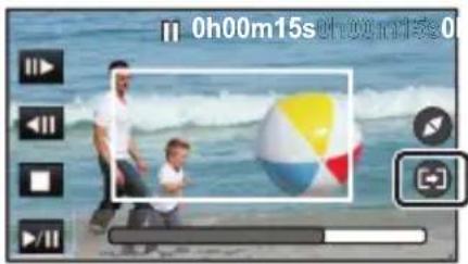 PANASONIC HCVX11 - Application de [Recadrage fixe] - 1