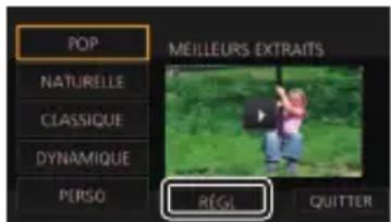 PANASONIC HCVX11 - [RÉGLAGE TITRE] : - 1