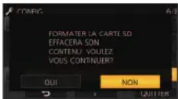 PANASONIC HCVX11 - À propos de la carte SD - 1