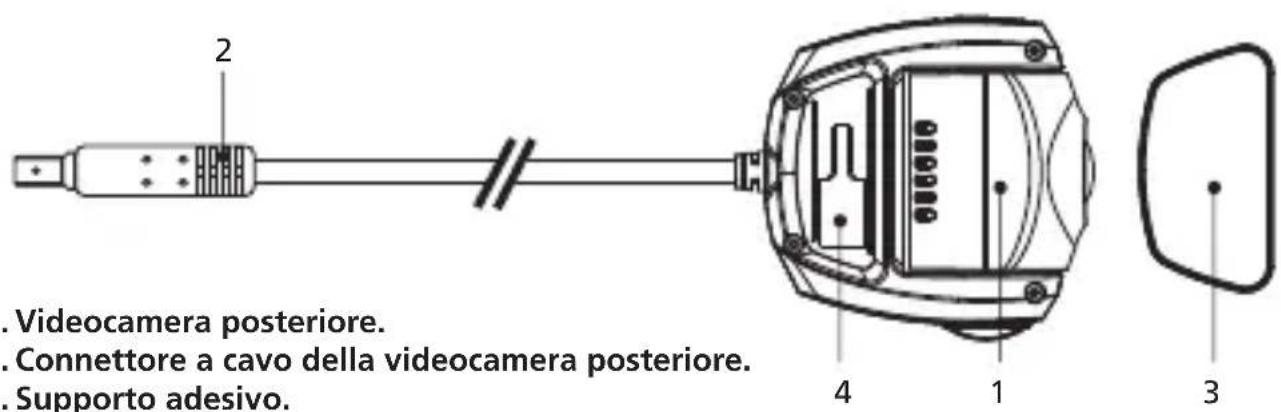 KENWOOD KCAR200 - Videocamera posteriore - 1
