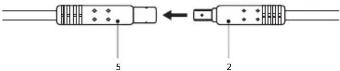 KENWOOD KCAR200 - Enchufar el conector del cable de la CAMERA trasera - 1