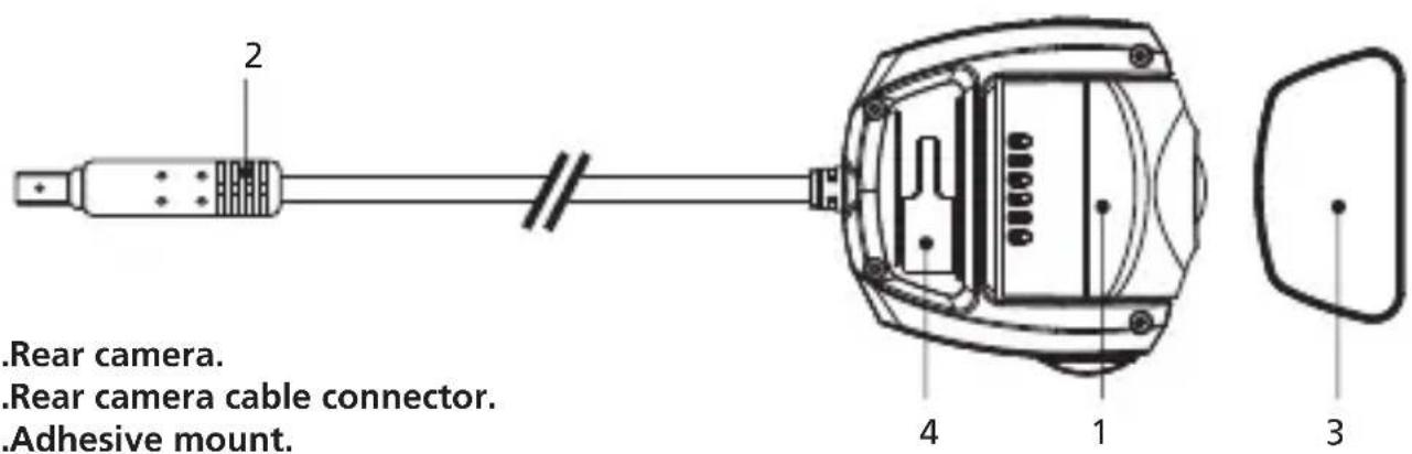 KENWOOD KCAR200 - Parts Name - 1