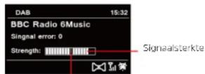 TECHNISAT Digitradio 630 - Signaalsterkte - 1