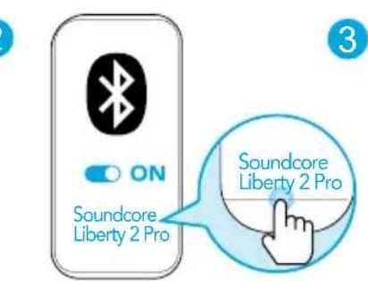 soundcore Liberty 2 Pro - Indicações LED (fones de ouvido) - 3