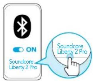 soundcore Liberty 2 Pro - 與您的裝置藍牙配對 - 2