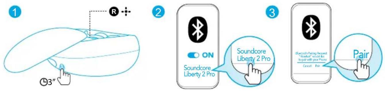 soundcore Liberty 2 Pro - Bluetooth-parring med din enhed - 7
