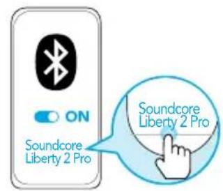 soundcore Liberty 2 Pro - Emparelhamento por Bluetooth com o seu dispositorio - 4