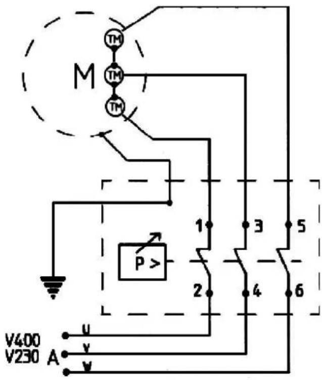 M TM TM TM P> 1 3 5 2 4 6 V400 V230 A