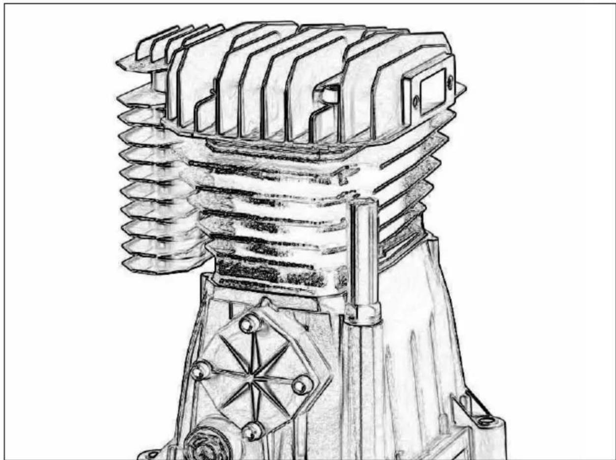 Abac Start L20 - Belt driven piston compressor - 1