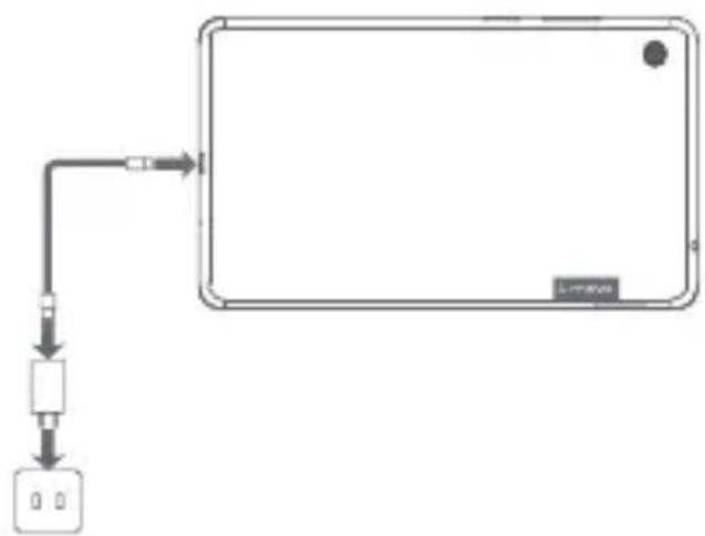 LENOVO Tab M7 - Charging your device - 1