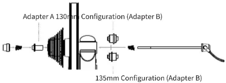 Wahoo Kickr 18 - PER SGANCIO RAPIDO DA 130 MM O 135 MM - 1