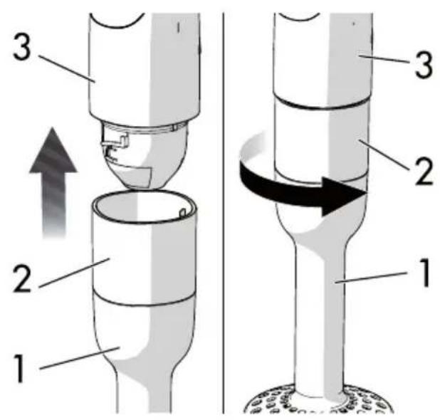 SMEG HBAC01 - Utilisation du presse-purée - 2