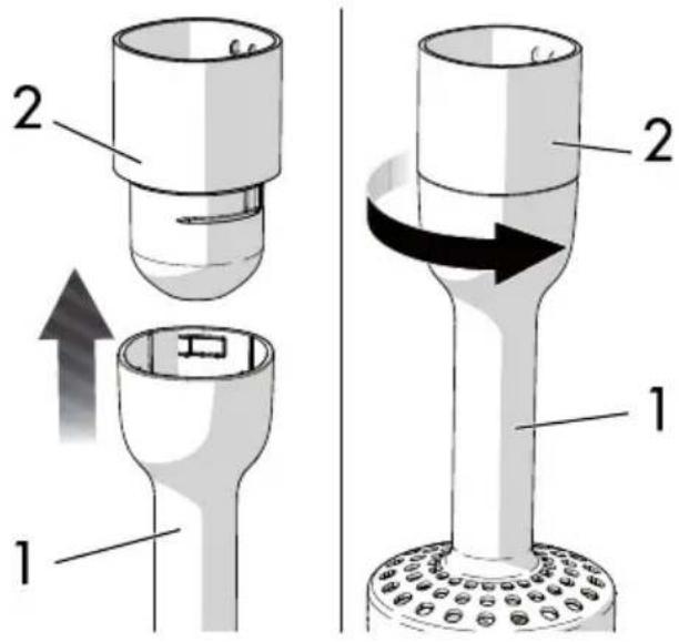 SMEG HBAC01 - Utilisation du presse-purée - 1