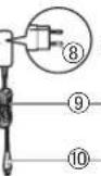 PANASONIC ERGY60 - Identificacao das peças - 13