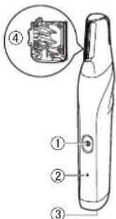 PANASONIC ERGY60 - Identificacao das peças - 1